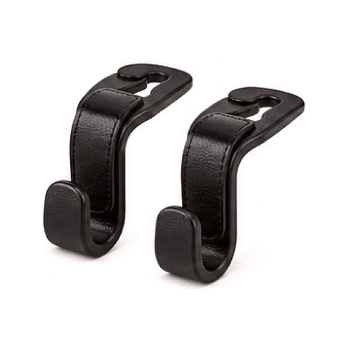 Car Headrest Hook Set - Red Accent white-background product packshot