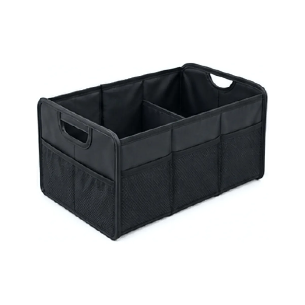 Foldable Car Boot Organizer - Blue Accent white-background product packshot