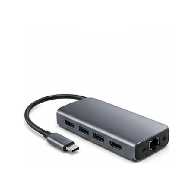 Multi-Port USB-C Dock - Graphite Finish white-background product packshot