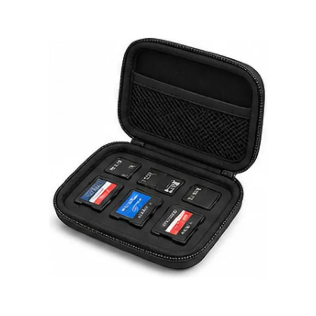 Memory Card Storage Case - Graphite Finish white-background product packshot