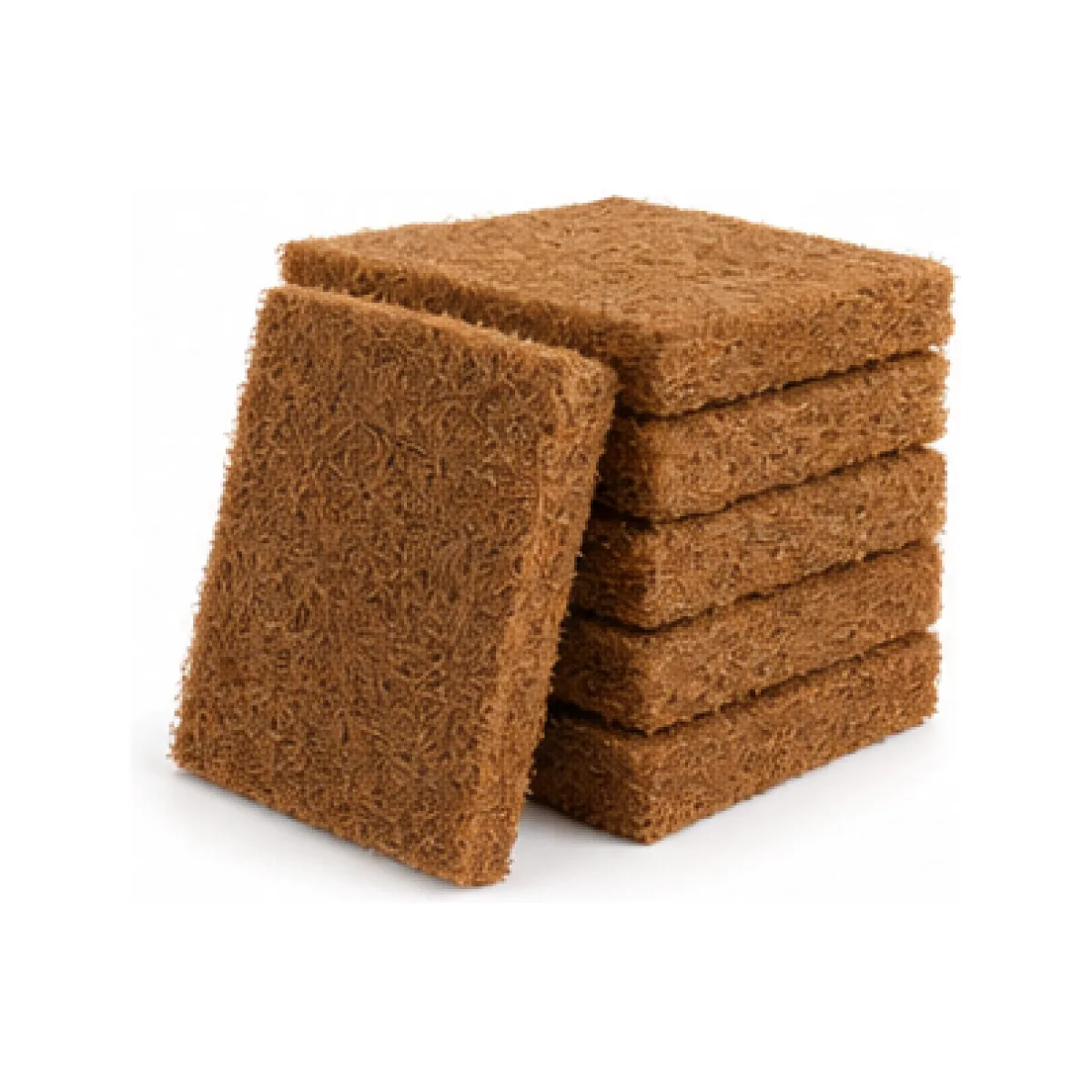 Natural Coir Scrub Pad Set - Everyday Pack white-background product packshot