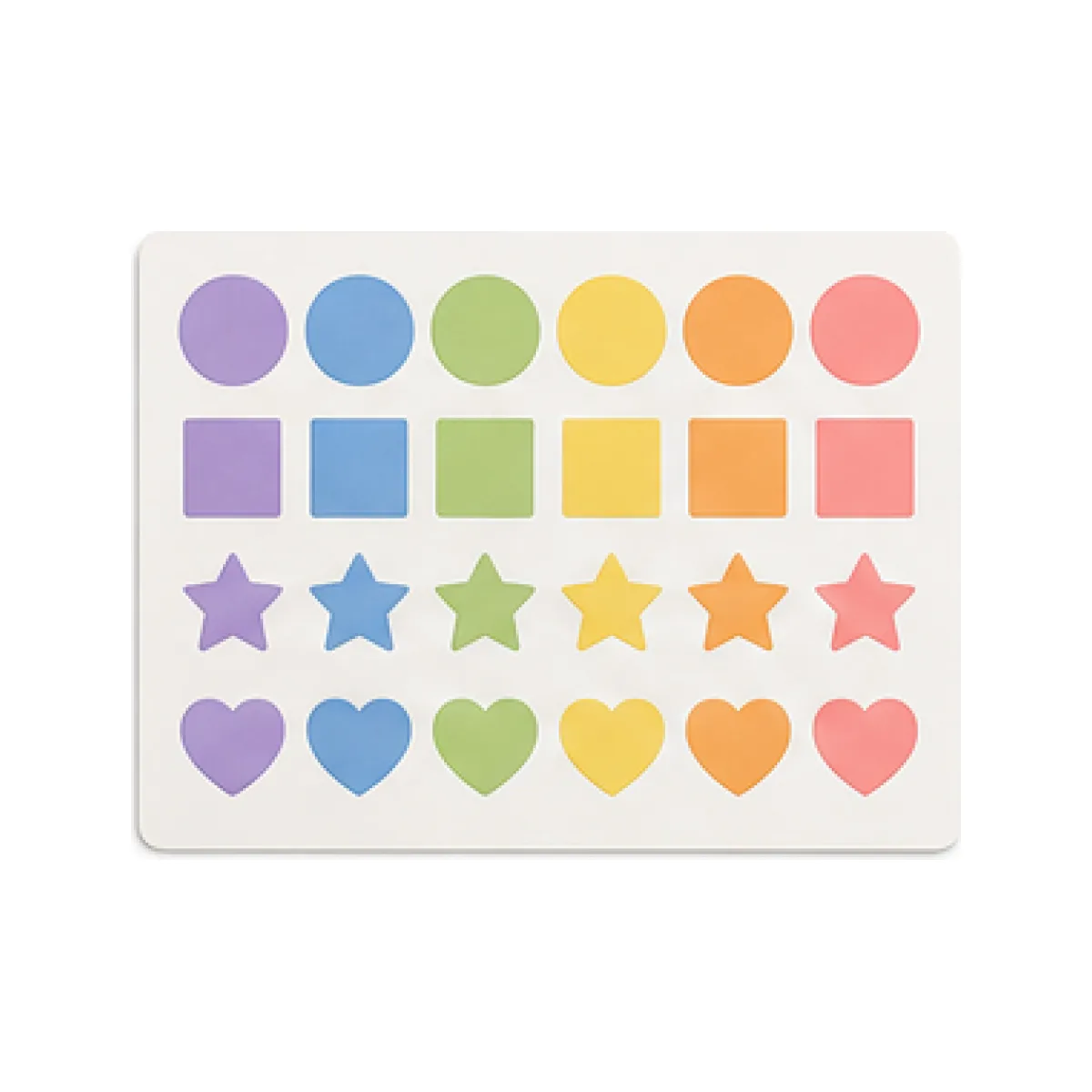 Reusable Reward Sticker Chart - Sky Finish white-background product packshot