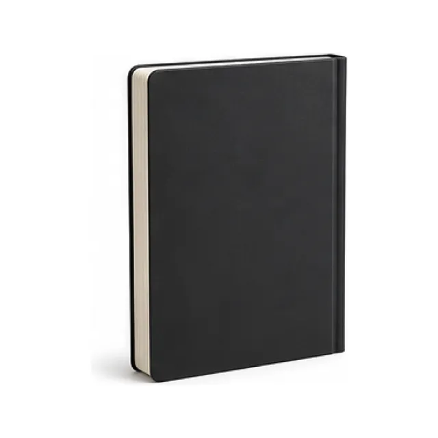 Hardbound Ruled Notebook - Blue Finish white-background product packshot
