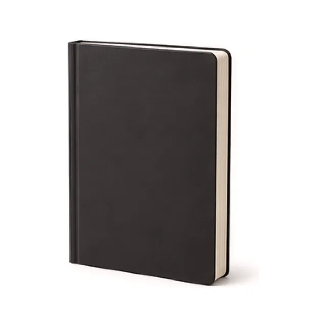 Hardbound Ruled Notebook - Black Finish white-background product packshot