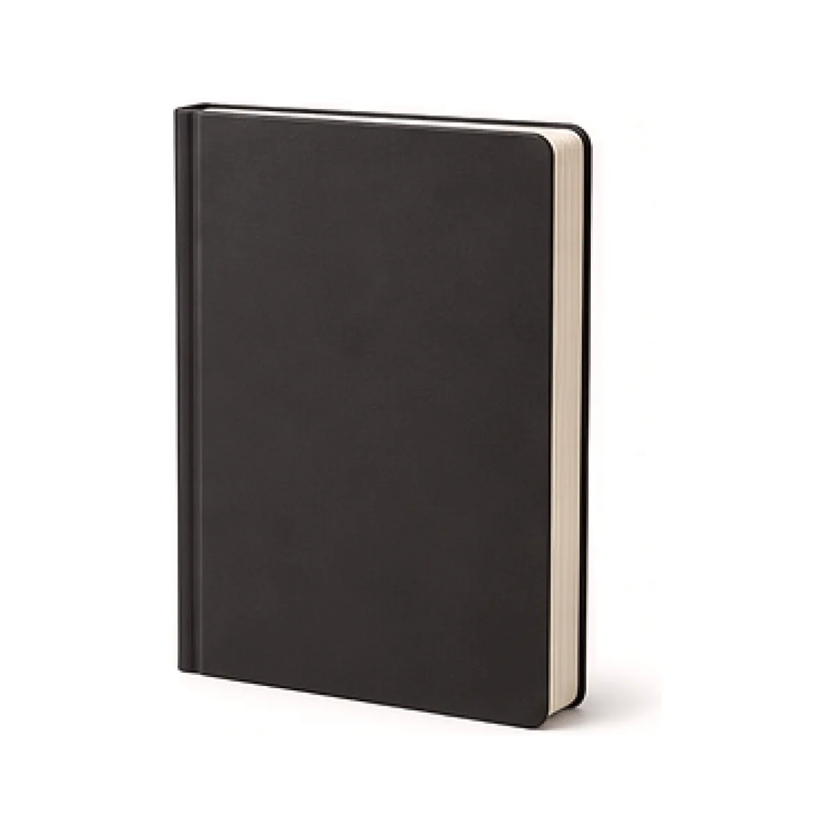 Hardbound Ruled Notebook - Black Finish white-background product packshot