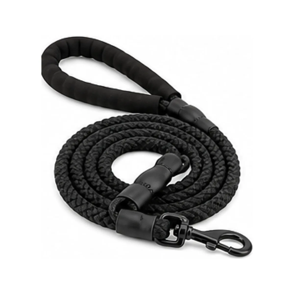 Braided Pet Leash - Teal Finish white-background product packshot