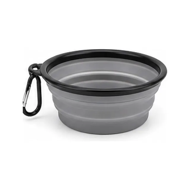 Foldable Travel Water Bowl - Teal Finish white-background product packshot